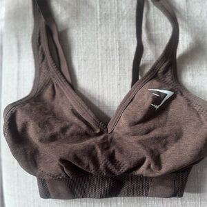 Gymshark Chocolate Brown Sports Bra